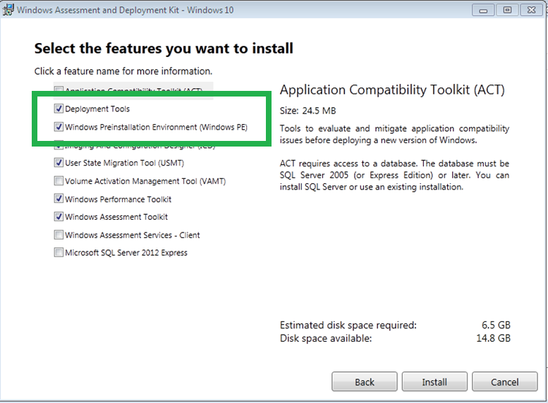 Windows Preinstallation Environment Install